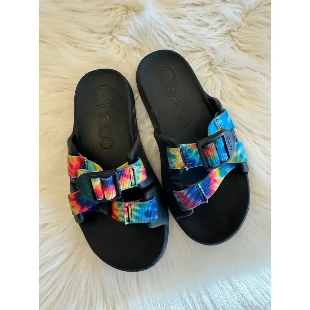 Chaco rainbow colored slides‎ size 1